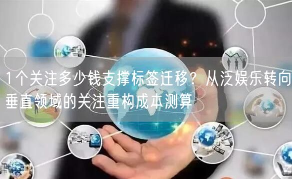 1个关注多少钱支撑标签迁移?从泛娱乐转向垂直领域的关注重构成本测算
