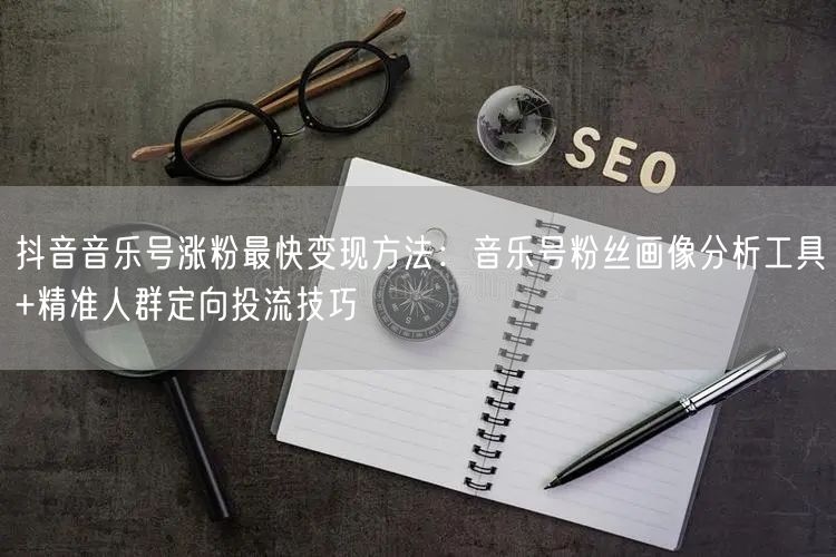 抖音音乐号涨粉最快变现方法:音乐号粉丝画像分析工具+精准人群定向投流技巧