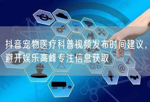 抖音宠物医疗科普视频发布时间建议,避开娱乐高峰专注信息获取