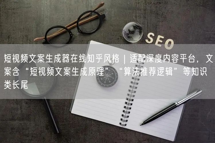 短视频文案生成器在线知乎风格|适配深度内容平台,文案含“短视频文案生成原理”“算