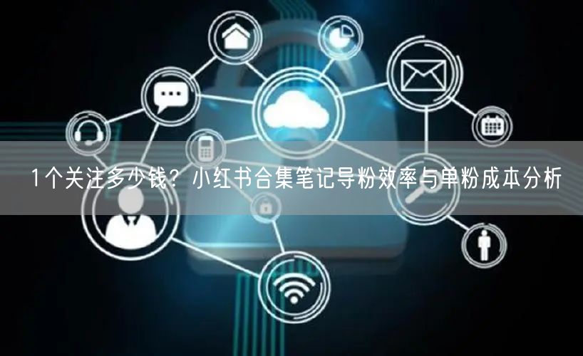 1个关注多少钱?小红书合集笔记导粉效率与单粉成本分析