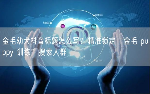 金毛幼犬抖音标题怎么写?精准锁定“金毛 puppy 训练”搜索人群