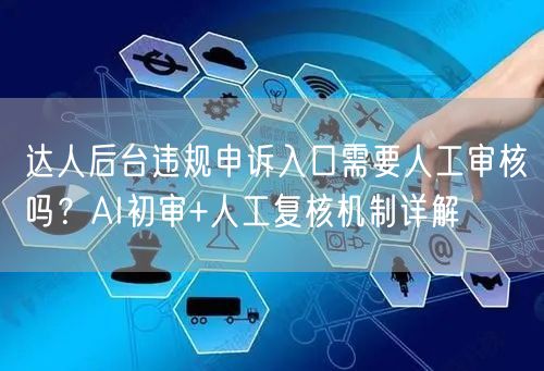 达人后台违规申诉入口需要人工审核吗?AI初审+人工复核机制详解
